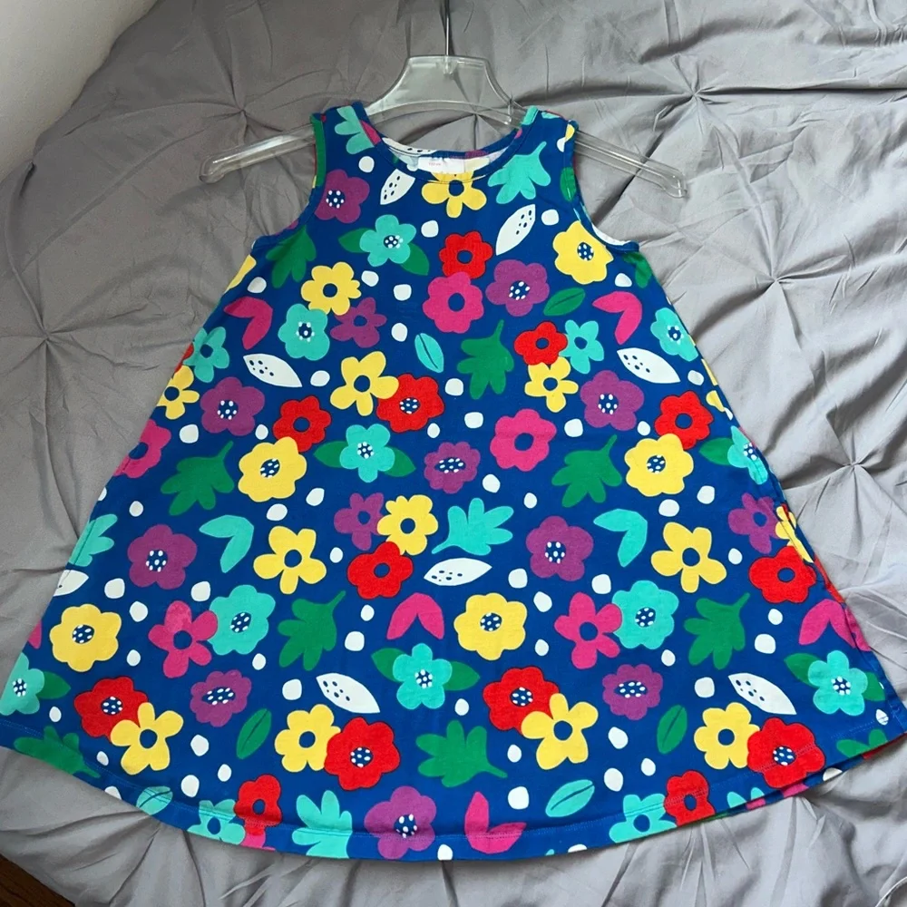 Hanna Andersson floral swing dress - EUC - Picture 5 of 9